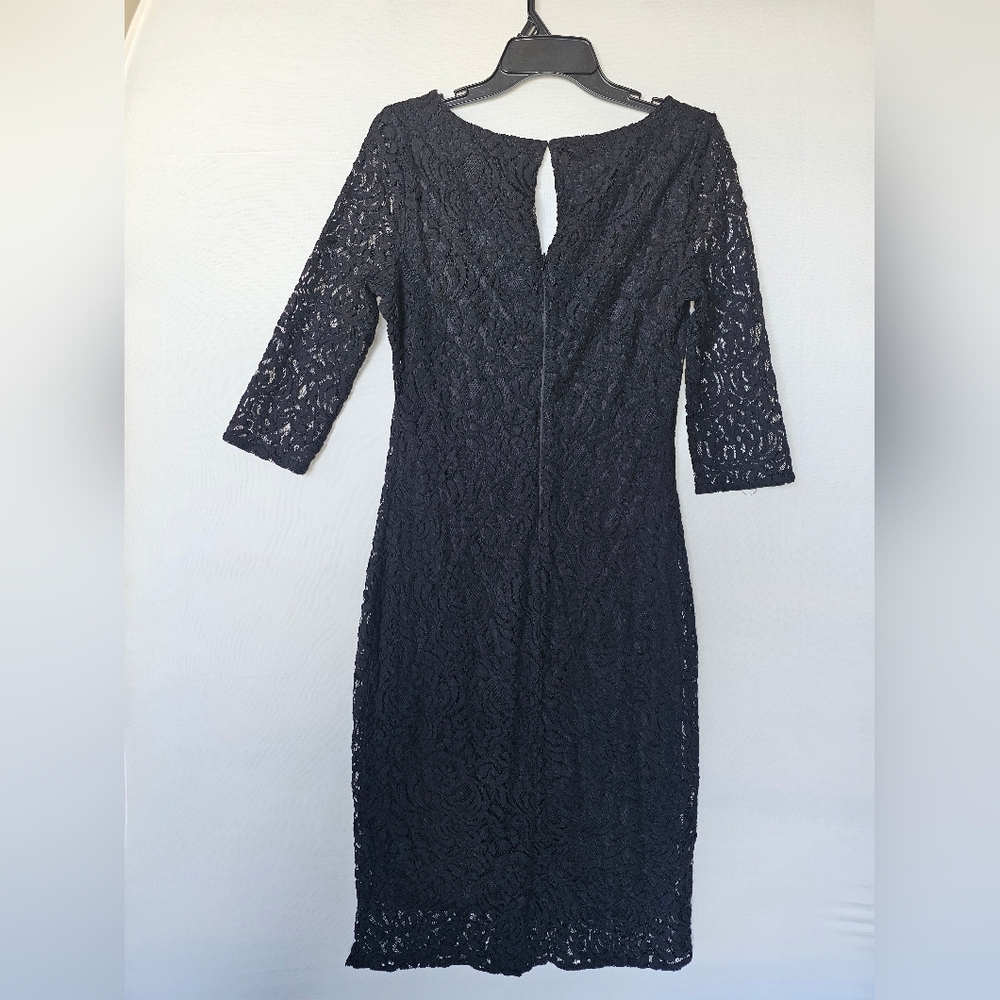Eva Mendes Dress for New York & Company - Black Lace - Size 10 - Picture 4 of 16